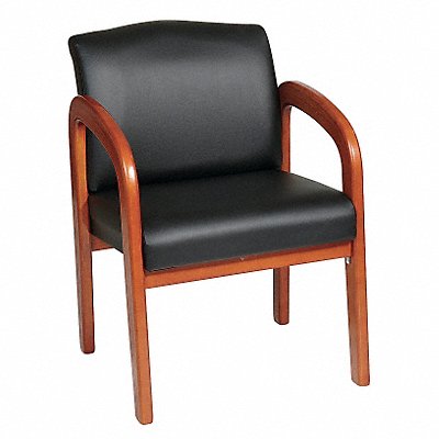 OFFICE STAR WD380U6 Work Smart Visitor Chair Fabric Black