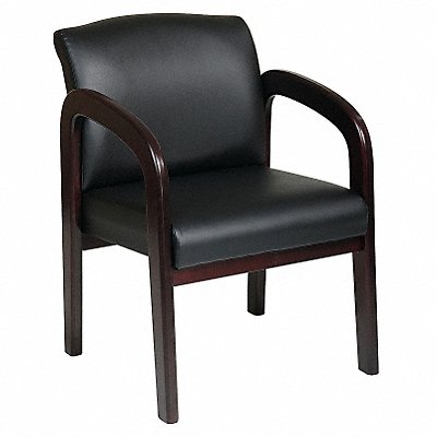 OFFICE STAR WD383U6 Work Smart Visitor Chair Fabric Black