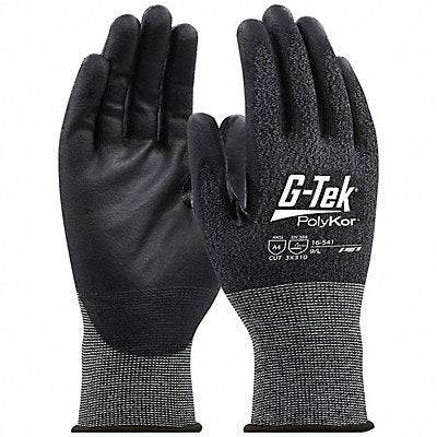 G-TEK POLYKOR 16541S Knit Gloves A4 Grey 9.5 L S PR