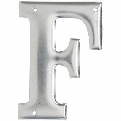 BRADY 1600F Letter Aluminum Roman 3 in H F PK10