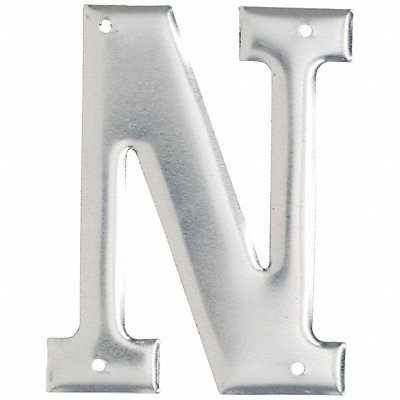 BRADY 1600N Letter Aluminum Roman 3 in H N PK10