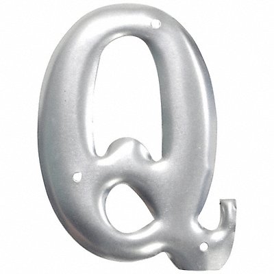 BRADY 1600Q Letter Aluminum Roman 3 in H Q PK10