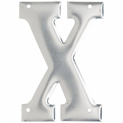 BRADY 1600X Letter Aluminum Roman 3 in H X PK10