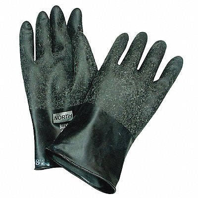 HONEYWELL NORTH B131R10 Chemical Resistant Glove 13 mil Sz 10 PR