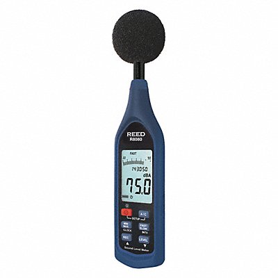 REED INSTRUMENTS R8080 Sound Level Meter USB 30 to 130 dB Range