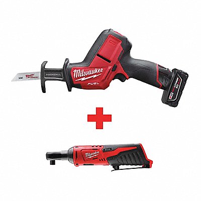 162P73 MILWAUKEE 252021XC245720 Cordless Combination Kit 2 Tools 12V DC