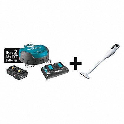 MAKITA DRC200PTXLC02ZW Vacuum Combo Kit Robotic/Stick Vacuums