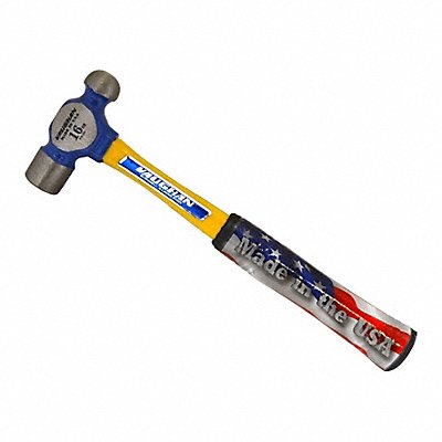 VAUGHAN FS016 Ball Pein Hammer 16 oz Steel 13 in