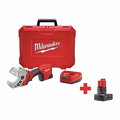 MILWAUKEE 24702100000000 Cordless PVC Shear 2 Batteries Included