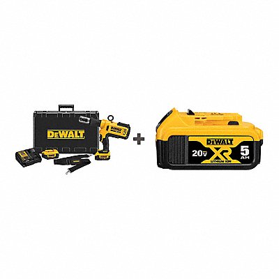 DEWALT DCE200M2DCB205 Press Tool Kit 8550lbCrimpForce Standard