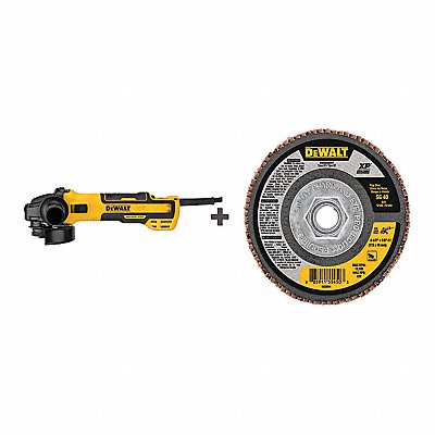 DEWALT DWE43231VSDWA8280HRT Angle Grinder 5 Wheel Dia Tool 13 L
