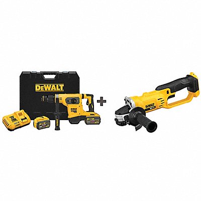 DEWALT DCH481X2DCG412B Cordless Rotary Hammer Kit 60.0V