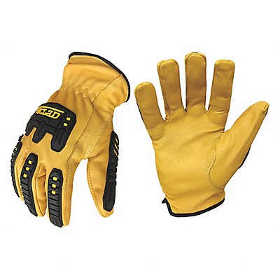 IRONCLAD GILDIMPC504L J5013 Leather Gloves Camel Brown L PR