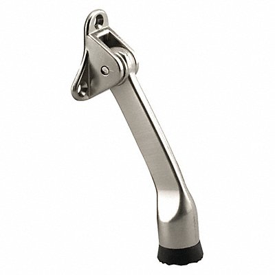 PRIME-LINE MP4848 Kick-Down Door Holder Satn Nickel 3-Hole