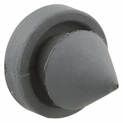 PRIME-LINE MP4566 Door Steel Jamb Bumpers Grey Rubbr PK100