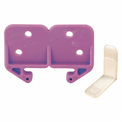 PRIME-LINE R7130 Drawer Track Guide Kit Plastic Purple PR