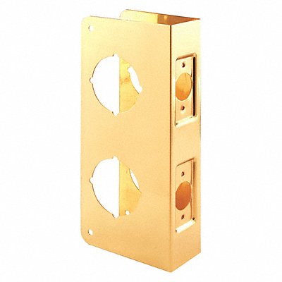 DEFENDER SECURITY U9546 Door Guard Reinforce Combo Brass Gold