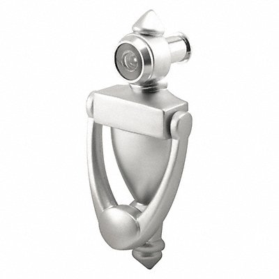 PRIME-LINE U10327 Door Knocker Satin Nickel 5-1/2 H