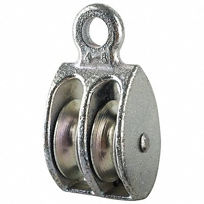 PEERLESS 31200486 Pulley Block Fixed Eye 1/2 in Rope dia.