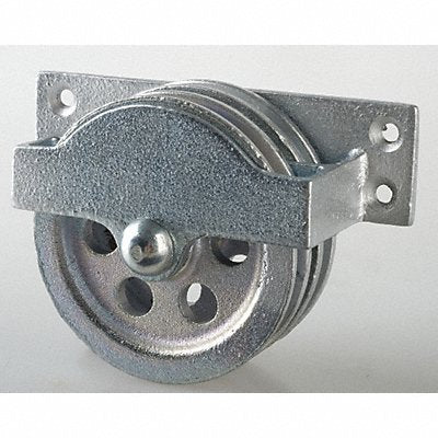 PEERLESS 31203086 Pulley Block Bolt-On 1/4 in Rope dia.