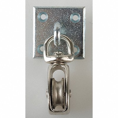 PEERLESS 3030146C16 Pulley Block Bolt-On 1/4 in Rope dia.