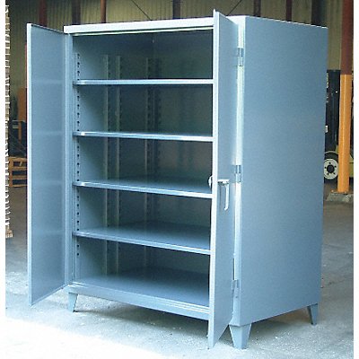 STRONG HOLD 55363 Storage Cabinet 60 x66 x36 DrkGry 3Shlv