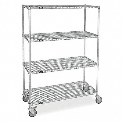 GRAINGER SS244863LZF Wire Shelving 24x69x48in Shelf Capacity 250lb