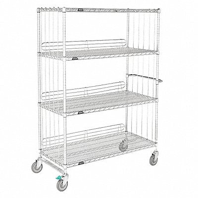 GRAINGER MRC244854C Wire Cart 24 in W 48 in L Steel