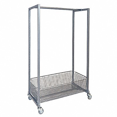 GRAINGER DRR36 Mobile Hang Rail Rack 36x17x55