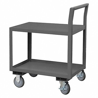 GRAINGER LDO18364024PU08T Low-Profile Utility Cart 1 200 lb Steel