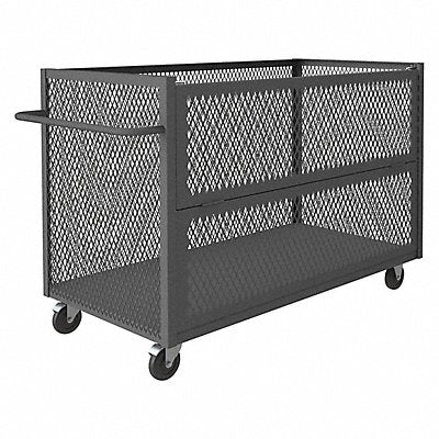 GRAINGER 3STDGEX30605PO95 Mesh Box Truck 1400 lb 66 In.L