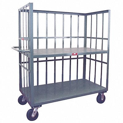 JAMCO HB472P600GP Stock Cart 3000 lb 2 Shelf 72 in L