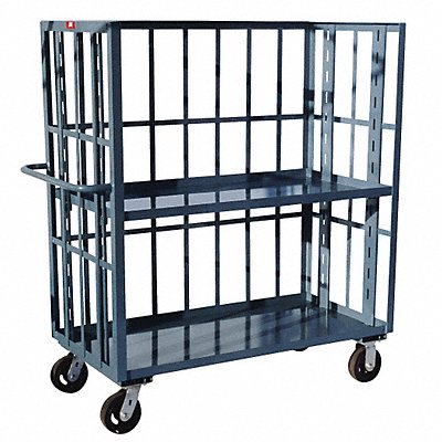 JAMCO HZ360P600GP Slat Cart 3000 lb 2 Shelf 60 in L