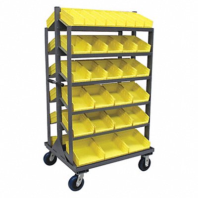 JAMCO RB336U600GP Mobile Pick Rack Yellow Steel