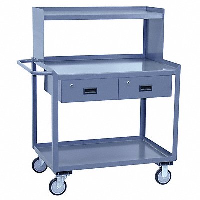 JAMCO ST348P500GP Mobile Wrkstion Steel 48 L 30 W 2 Shelf