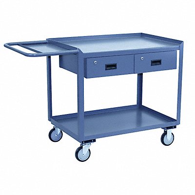 JAMCO SV236P500GP Mobile Wrkstion Steel 36 L 24 W 2 Shelf