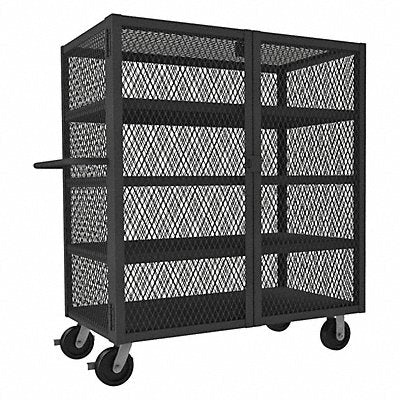 GRAINGER HTL2448DD495 Mesh Security Cart 3000 lb 48 In.L