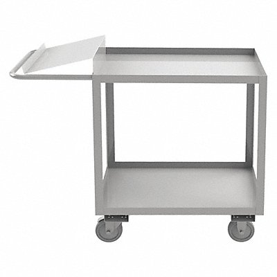 DURHAM MFG SOPC1618362ALU5PU Metal Shelf Cart 1 200 lb SS