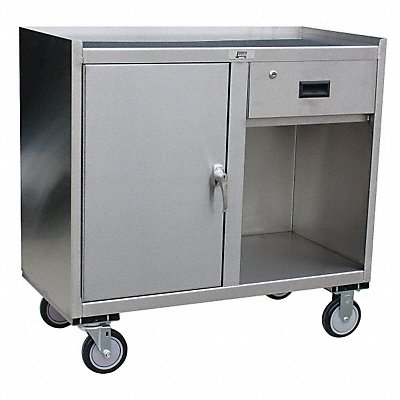 JAMCO YX236U500 Mobile Cabinet Workbench SS 37 W 27 D