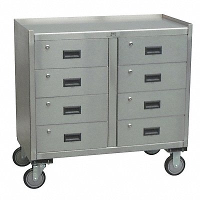 JAMCO ZO136U500 Mobile Cabinet Workbench SS 37 W 19 D