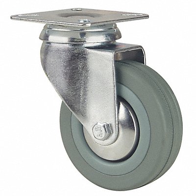 GRAINGER TSED075RN0D Standard Plate Castor Swivel 154 lb.