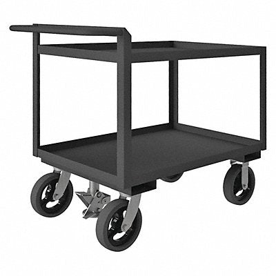 GRAINGER RSCR243636ALUFL8MR95 Utility Cart 2 400 lb Steel