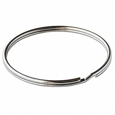 LUCKY LINE PRODUCTS 7700010 2in Split Ring Nickel-Plated Steel PK10