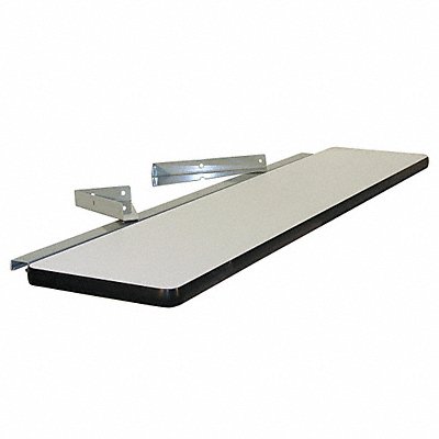 PRO-LINE CSPL1260PA31 Cantilever Shelf 60 W x 12 D x 2 H Grey