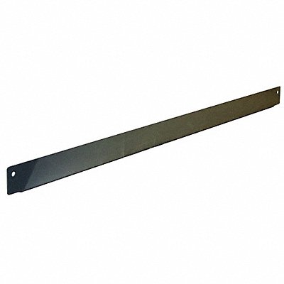 PRO-LINE BH72A31 Bin Rail 72 W x 1-1/2 D x 2-5/8 H Grey