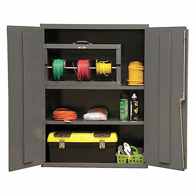 DURHAM MFG 26002S95 Storage Cabinet 48 x36 x18 Grey 2Shlv