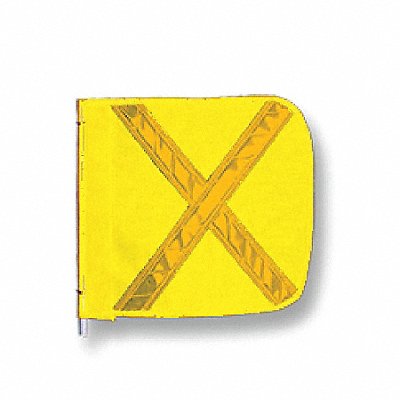 CHECKERS INDUSTRIAL PROD INC FS802516Y Replacement Flag Reflexite X Yellow