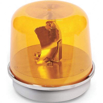 EDWARDS SIGNALING 94PLEDMA120A Rotating Warning Light Halogen Amber