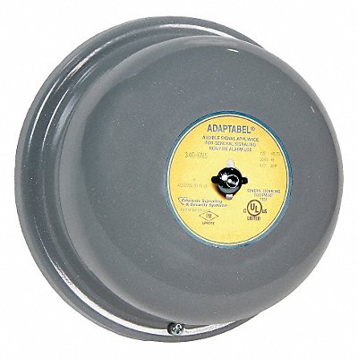 EDWARDS SIGNALING 3406N5 Bell 120VAC 0.070A Grey