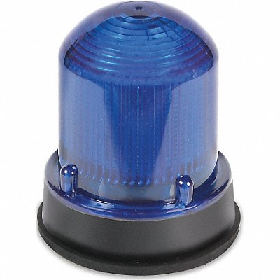 EDWARDS SIGNALING 125XBRMB120AB Warning Light LED 120VAC Blue 65 FPM